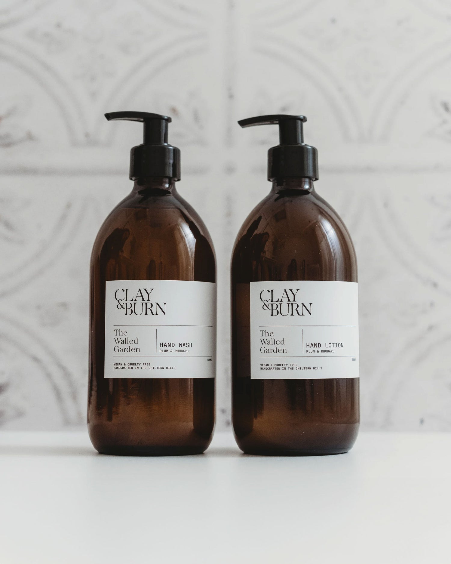 Luxury Vegan Hand Wash & Lotion Gift Set - Clay & Burn Hand Care