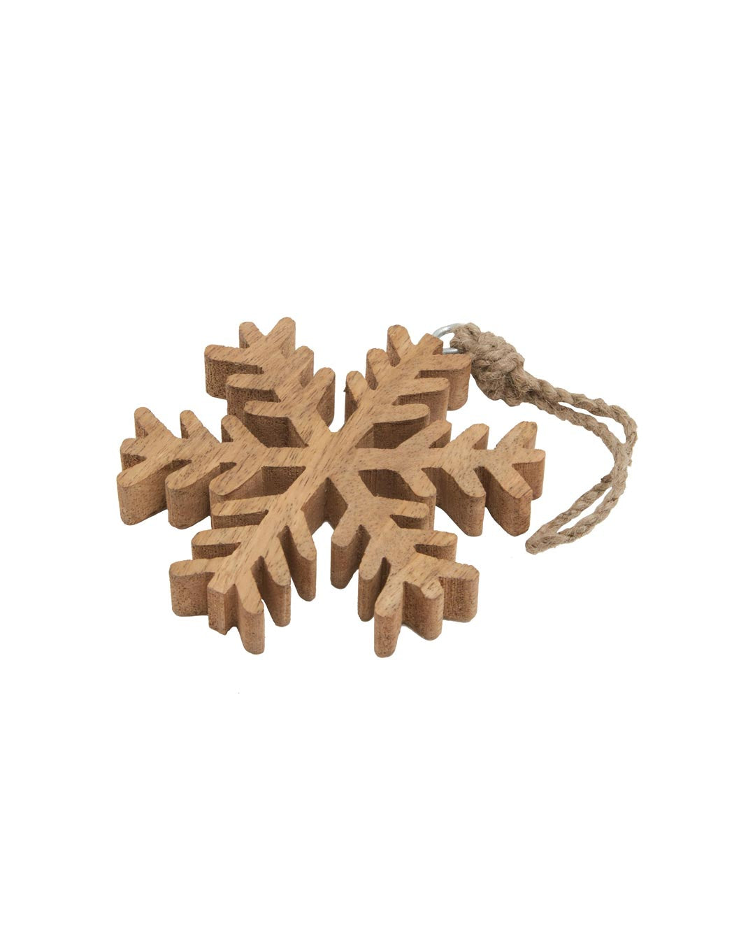 Wooden Hanging Snowflake Tree Decoration