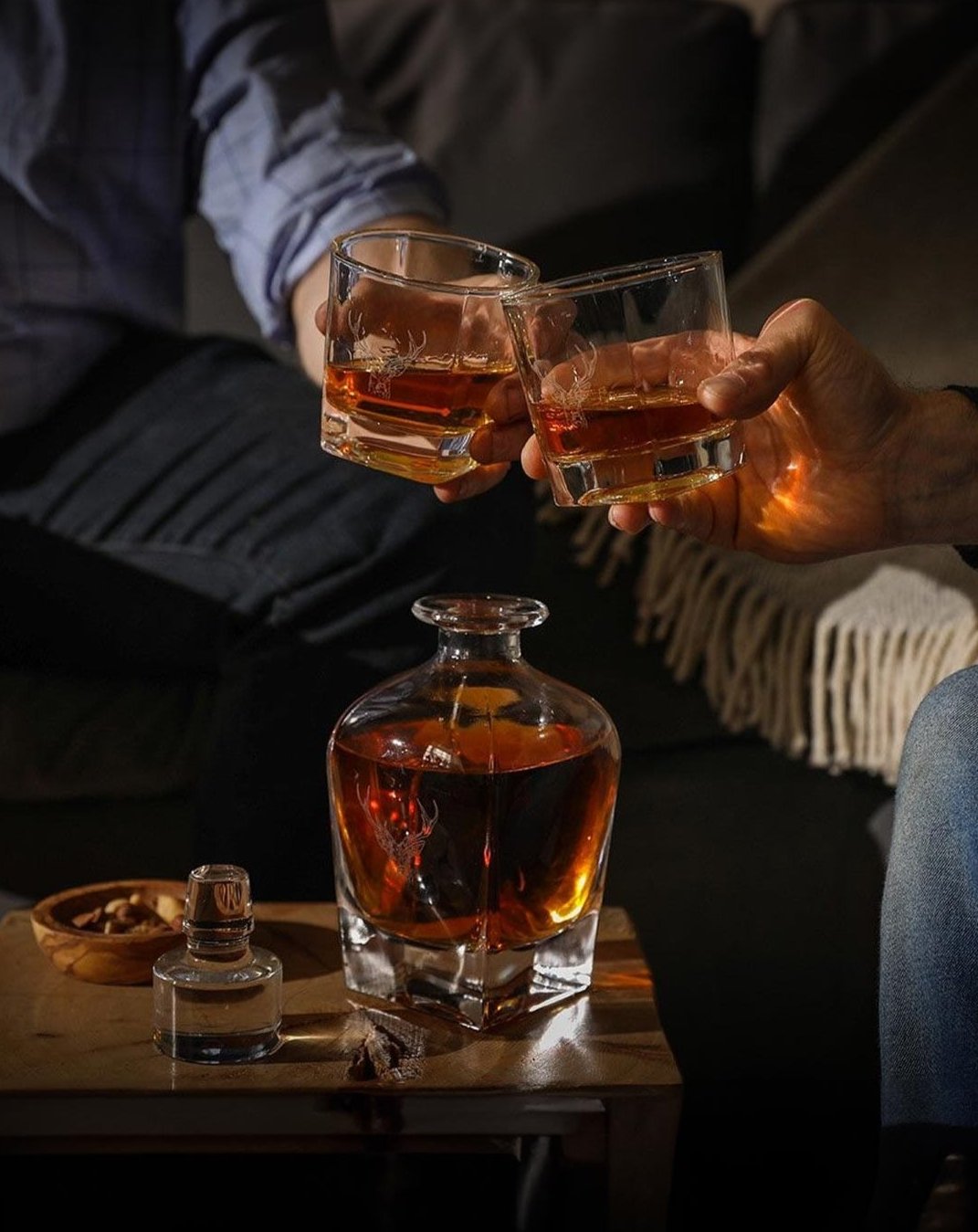 Stag Decanter & Tumbler Set for Whiskey Spirit Lovers
