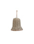 Wicker Bell Christmas Tree Decoration