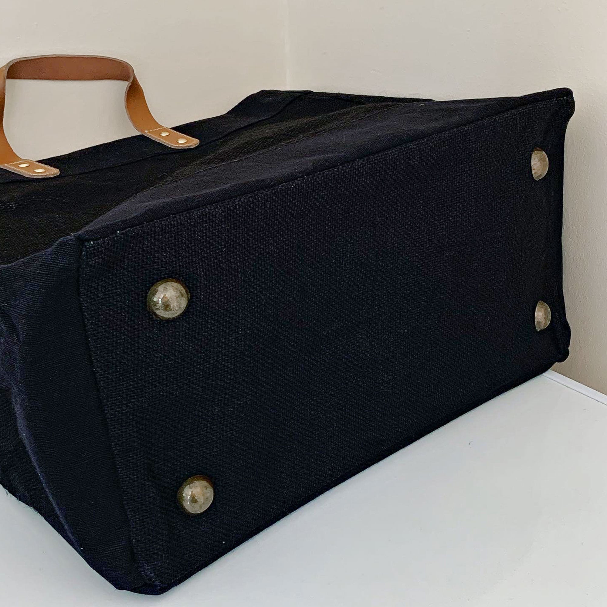 Signature Personalised Market Bag (Black)