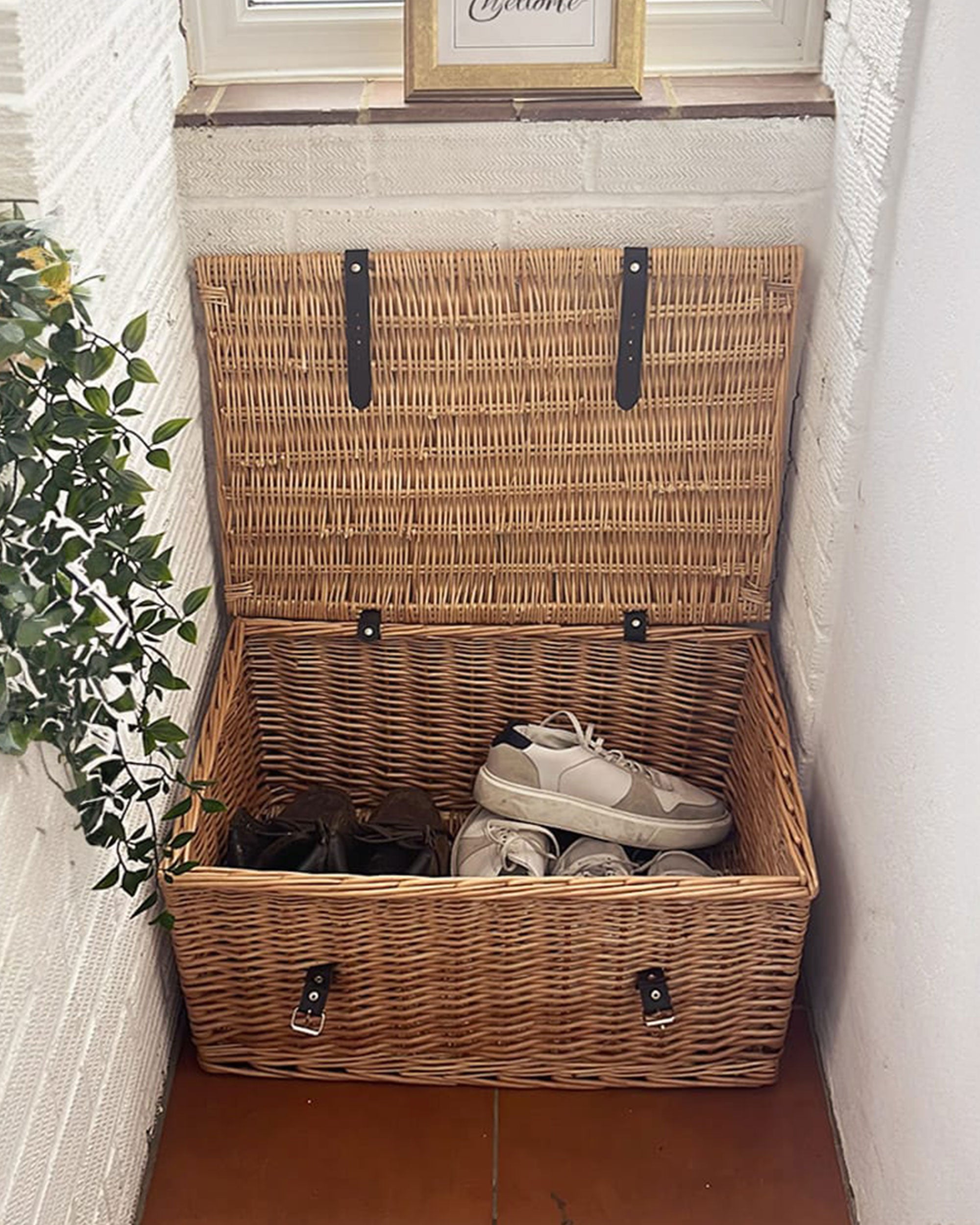 extra large 24 inch wicker basket - personalised hamper - purlee - WK24