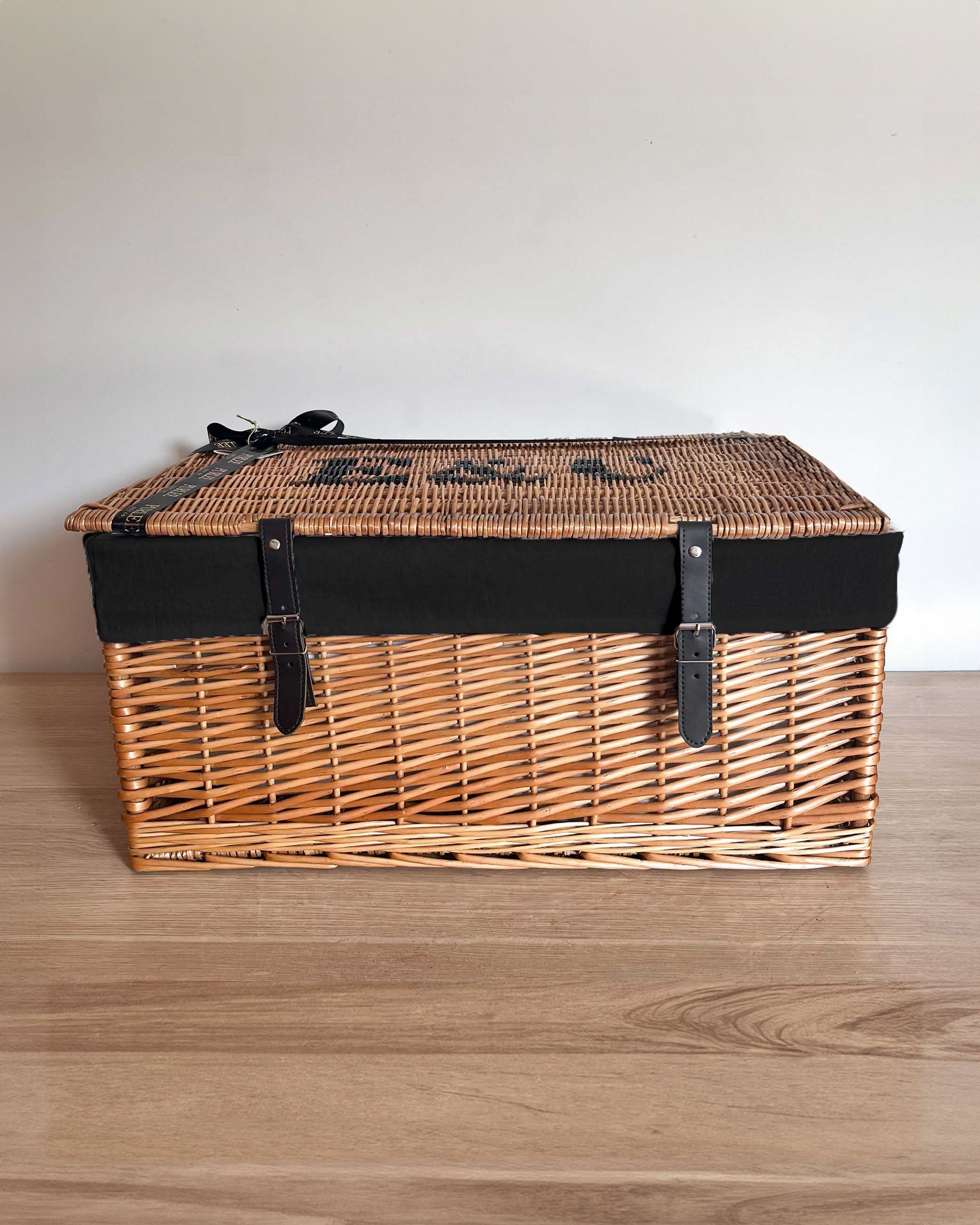 extra large 24 inch wicker basket - personalised hamper - purlee - WK24