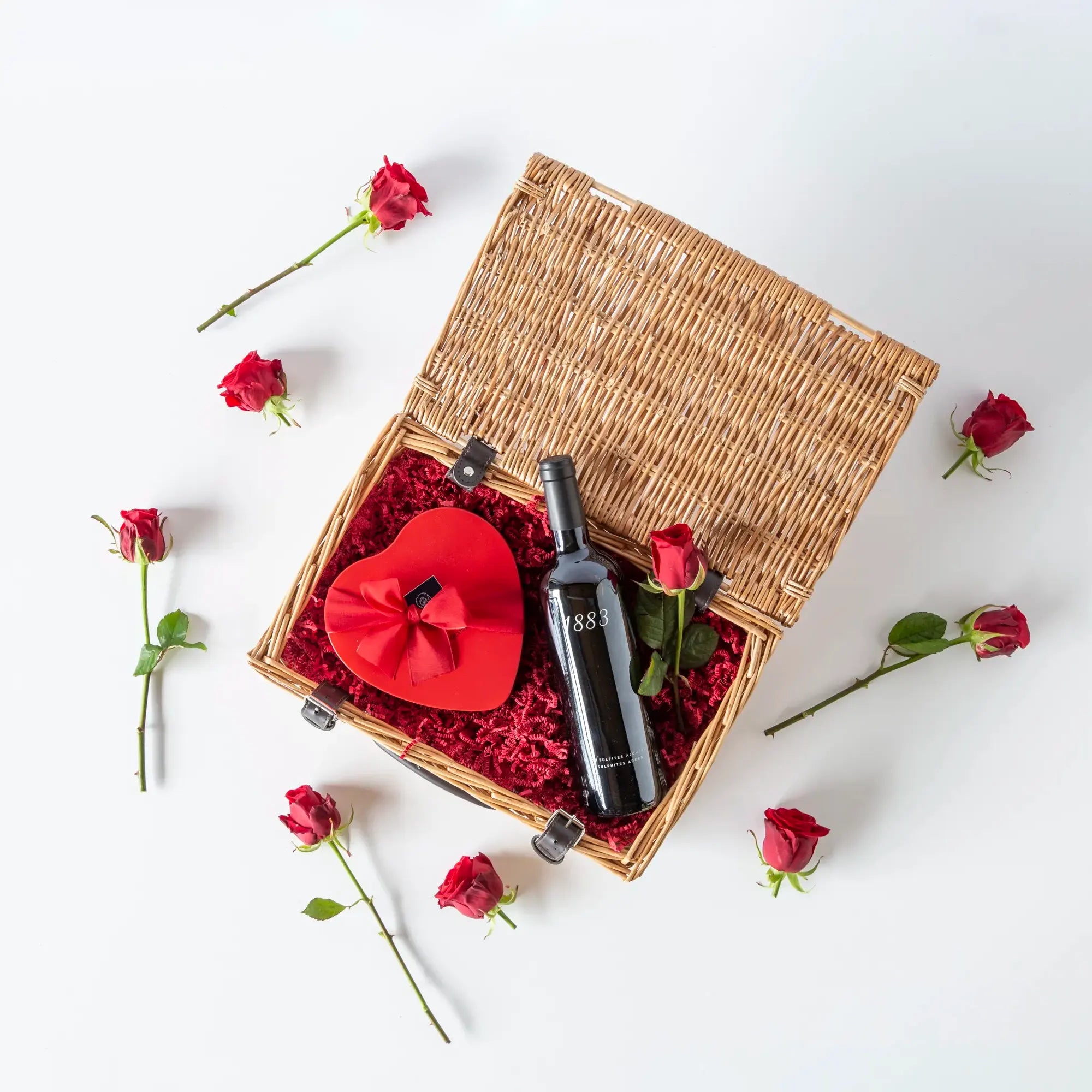 Small Personalised Wicker Basket - 14-inch Gift Hamper