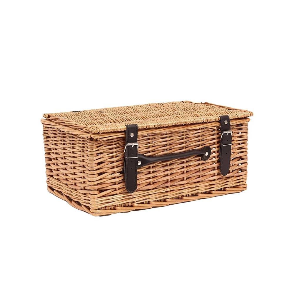 Merry Christmas Wicker Gift Basket
