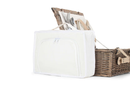 Fitted Picnic Basket for Two with Removable Cool Bag