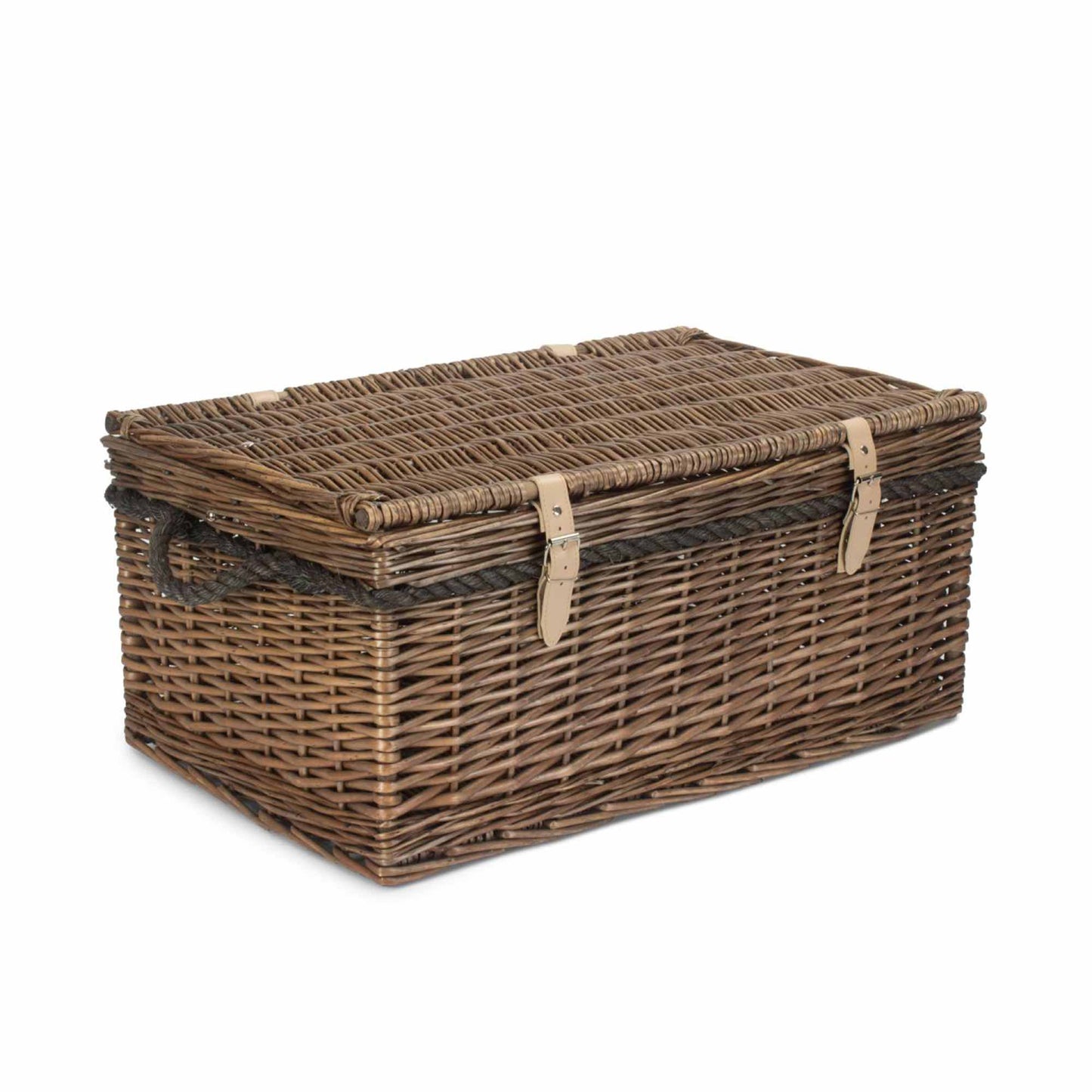 24" Rope Handle Storage Trunk (Antique Wash)