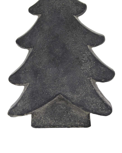 Rustic Grey Christmas Tree Ornament