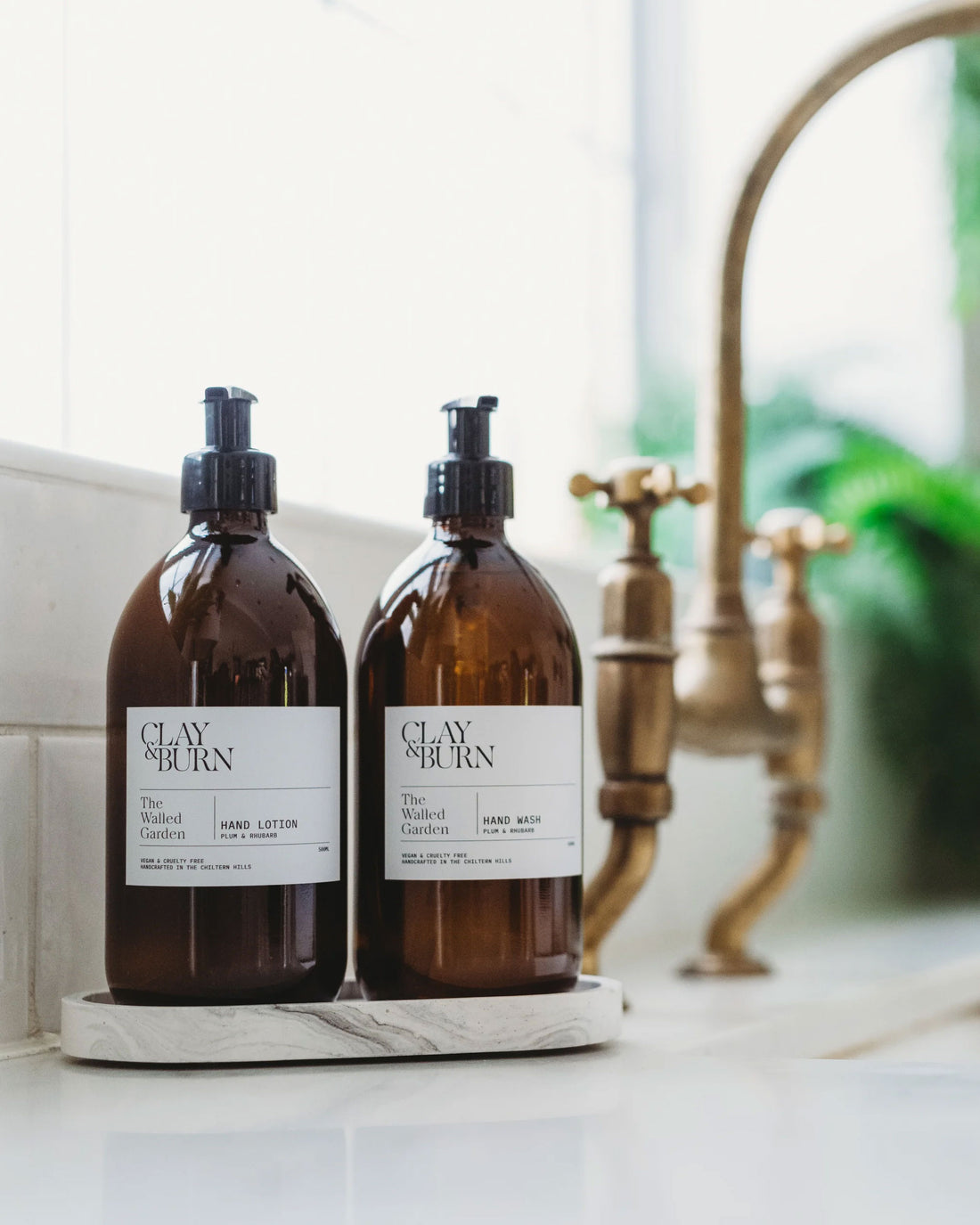 Luxury Vegan Hand Wash & Lotion Gift Set - Clay & Burn Hand Care