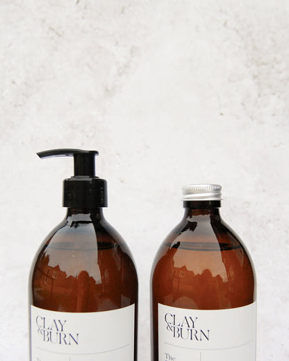 Luxury Vegan Hand Wash &amp; Lotion Gift Set - Clay &amp; Burn Hand Care