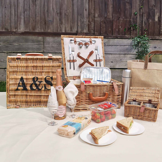 Deluxe Fitted Picnic Hamper for Two