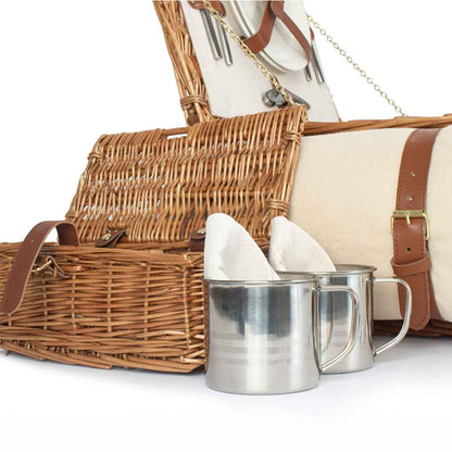 Deluxe Fitted Picnic Hamper for Two