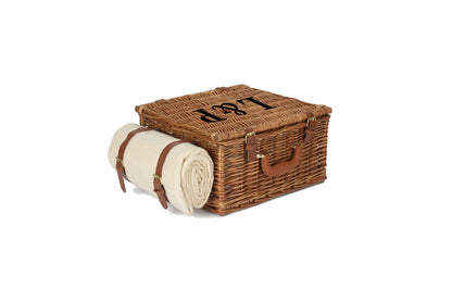 Personalised Fitted Picnic Hamper for Two