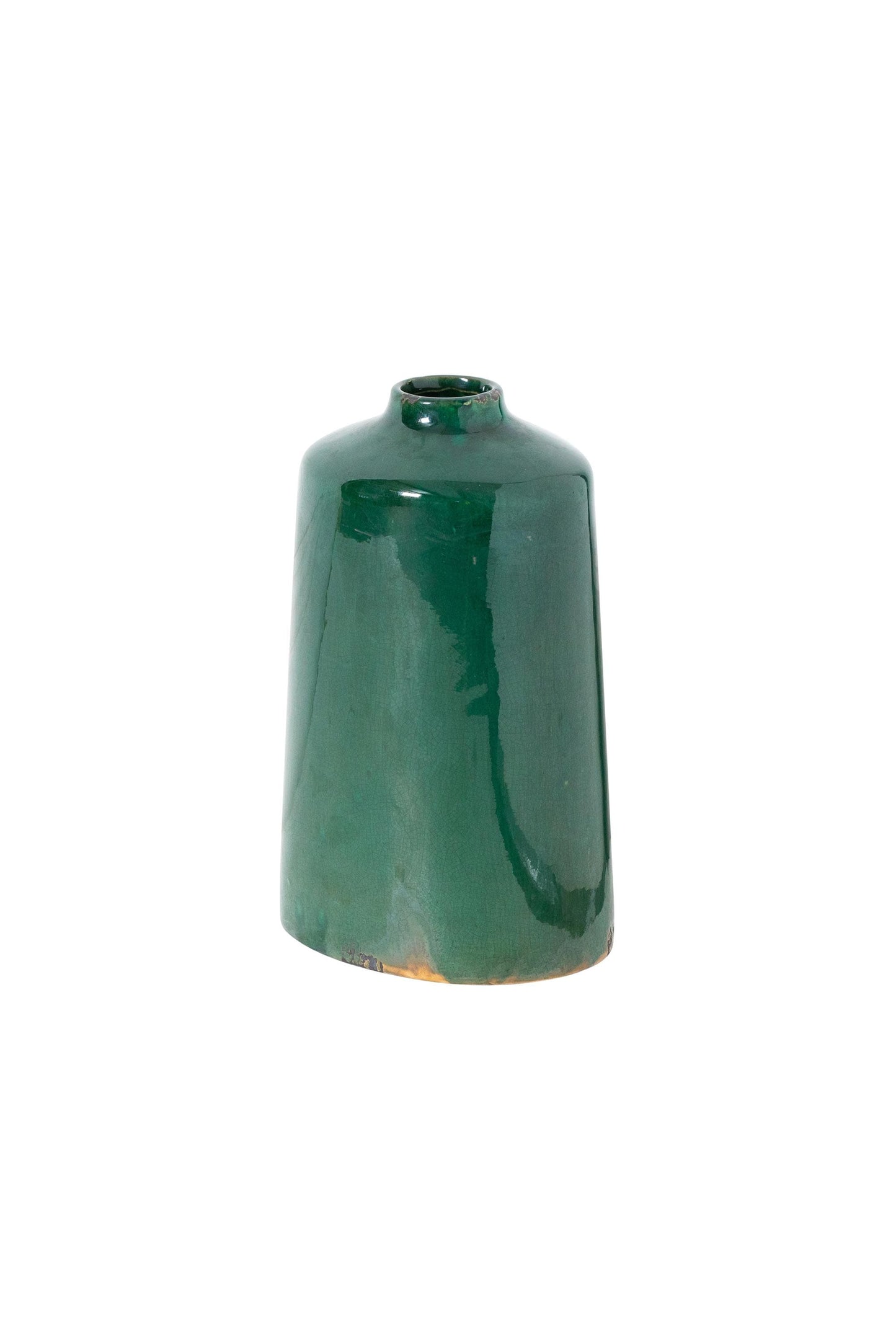 Emerald Glazed Decorative Vases