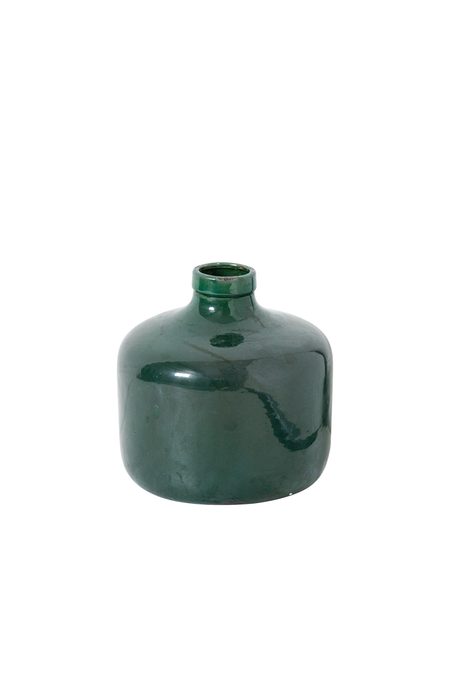 Emerald Glazed Decorative Vases