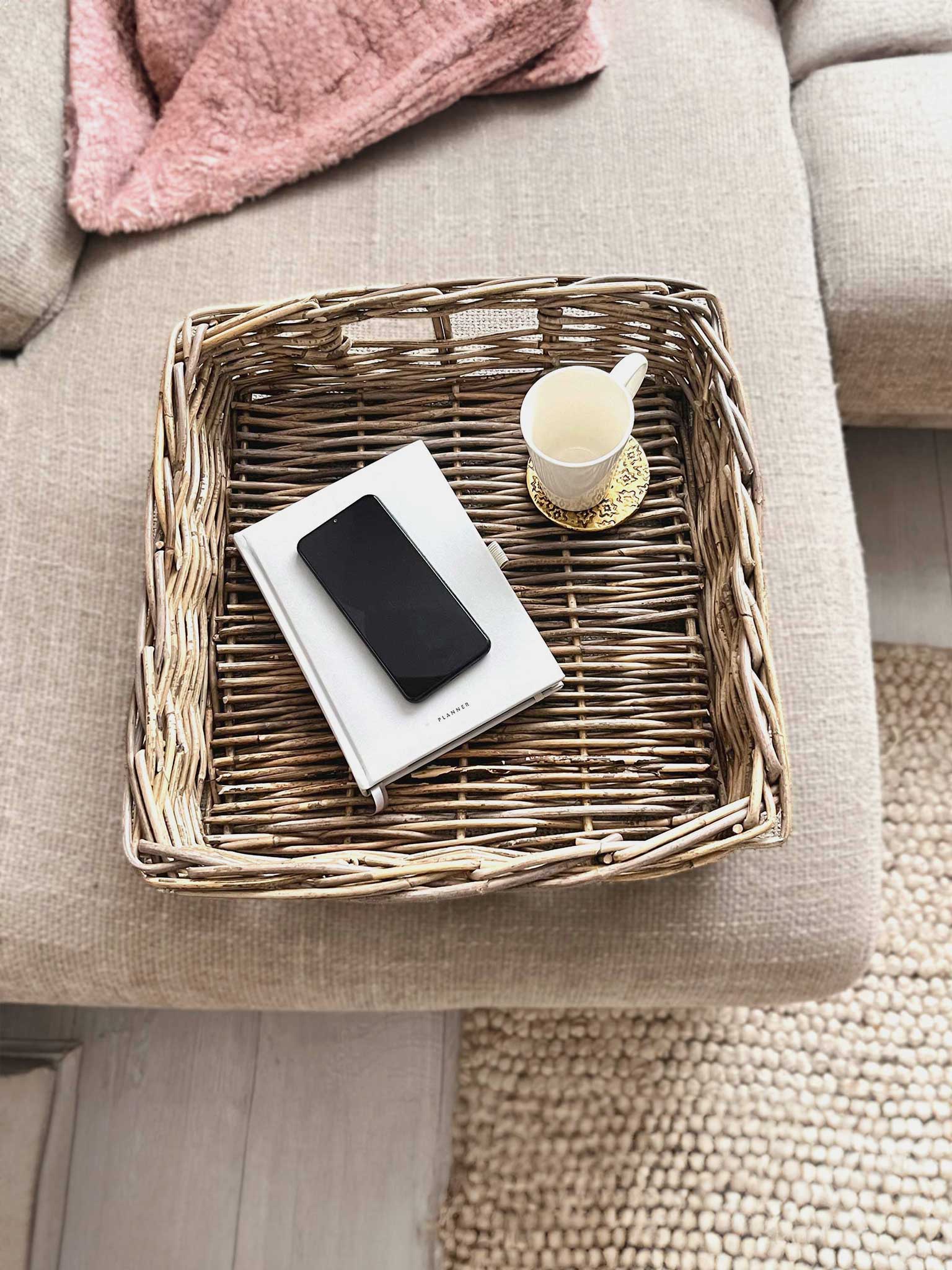 Square Kubu Rattan Serving Tray