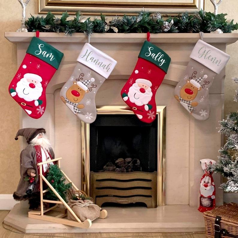 Personalised Christmas Stockings Purlee