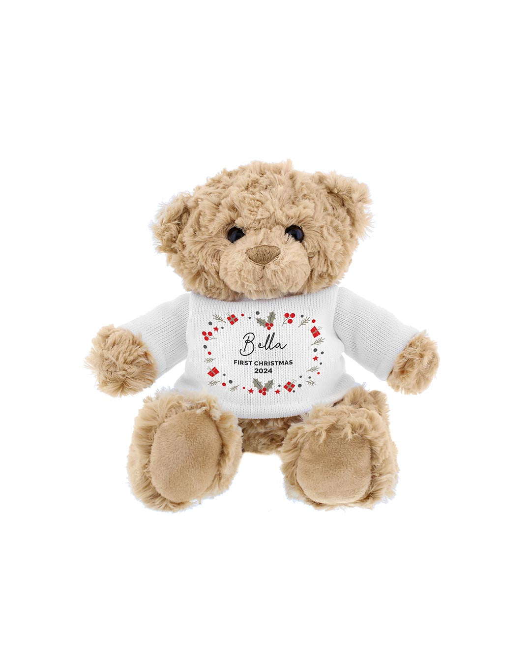 Personalised First Christmas Teddy Bear