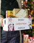 Personalised Christmas White Wooden Crate - Children&