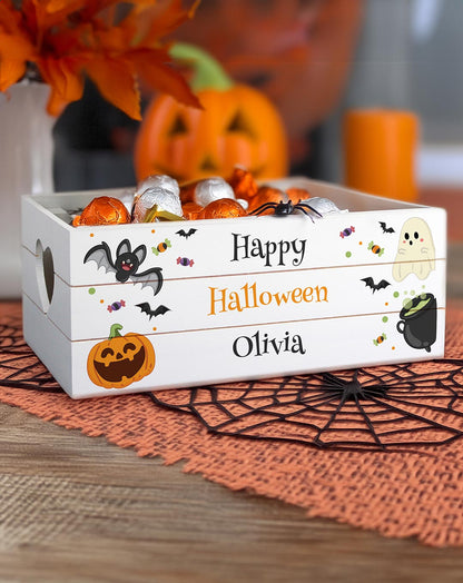 Personalised Halloween Treats Crate