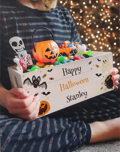 Personalised Halloween Treats Crate