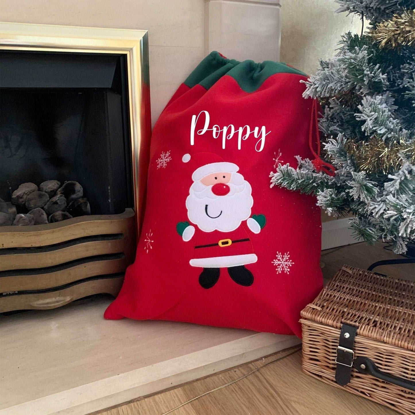 Large Personalised Christmas Sack - Santa