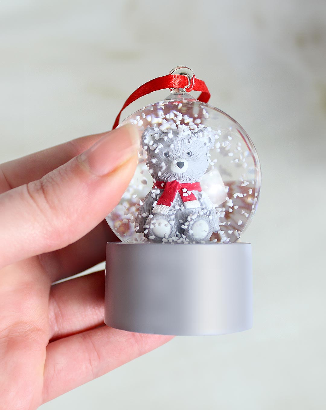 Personalised First Christmas Teddy Bear Tree Ornament