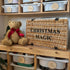 "Christmas Magic" Hamper Wicker Gift Basket - Christmas Eve Toy Box