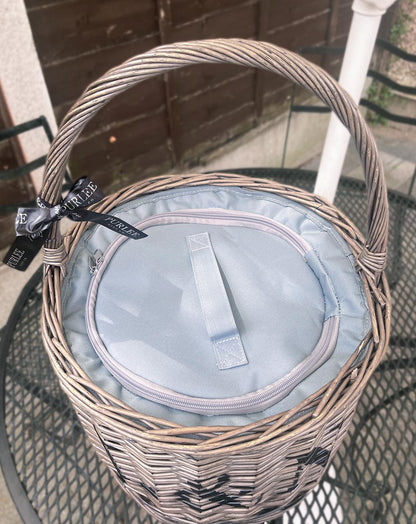 Round Cooler Picnic Basket for Two