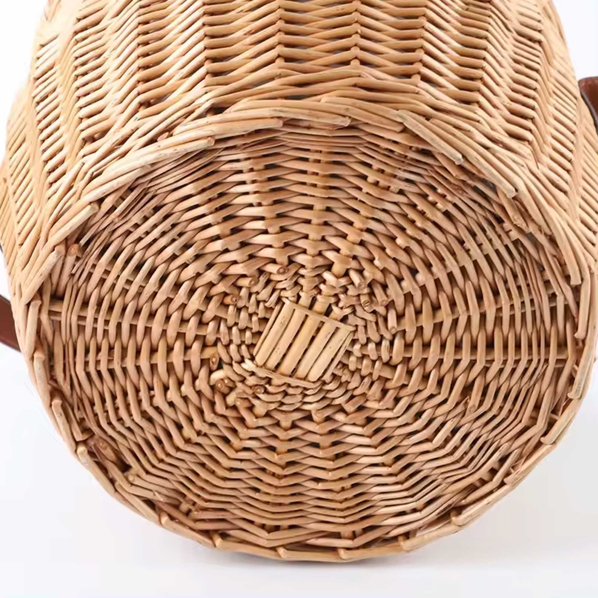 Cooler Picnic Basket with Shoulder Strap