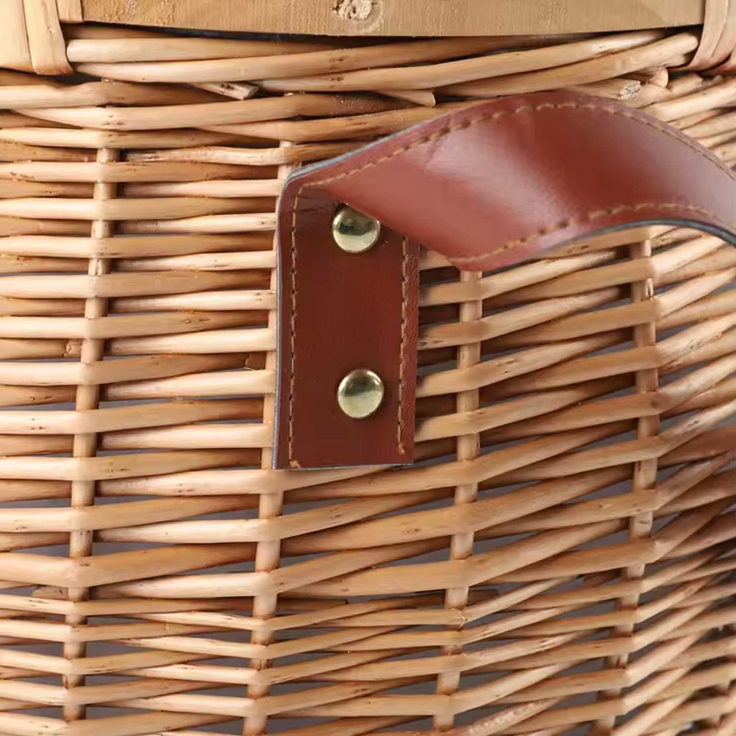 Small Cooler Picnic Basket with Shoulder Strap