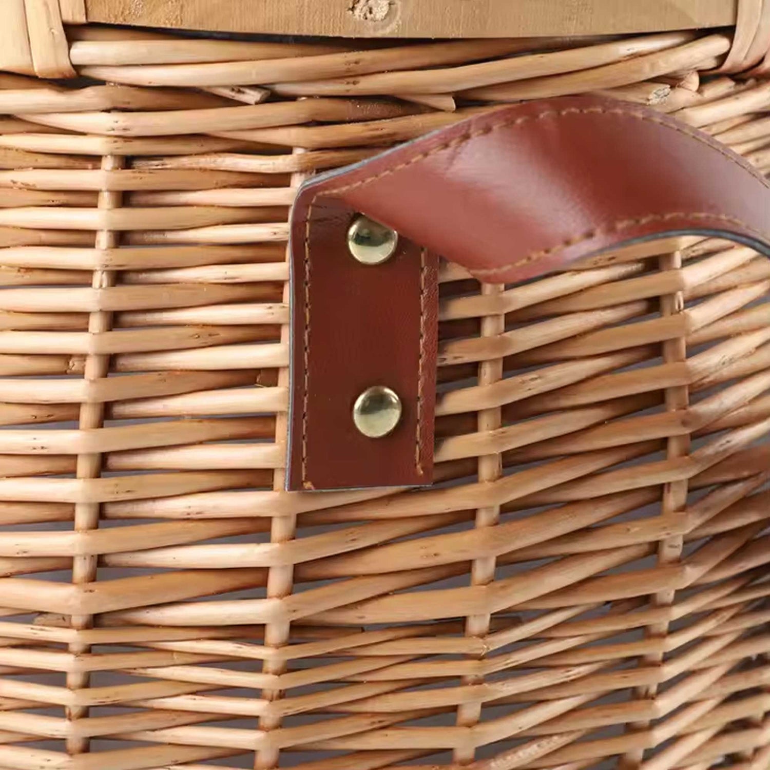 Cooler Picnic Basket with Shoulder Strap