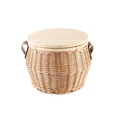 Small Cooler Picnic Basket with Shoulder Strap