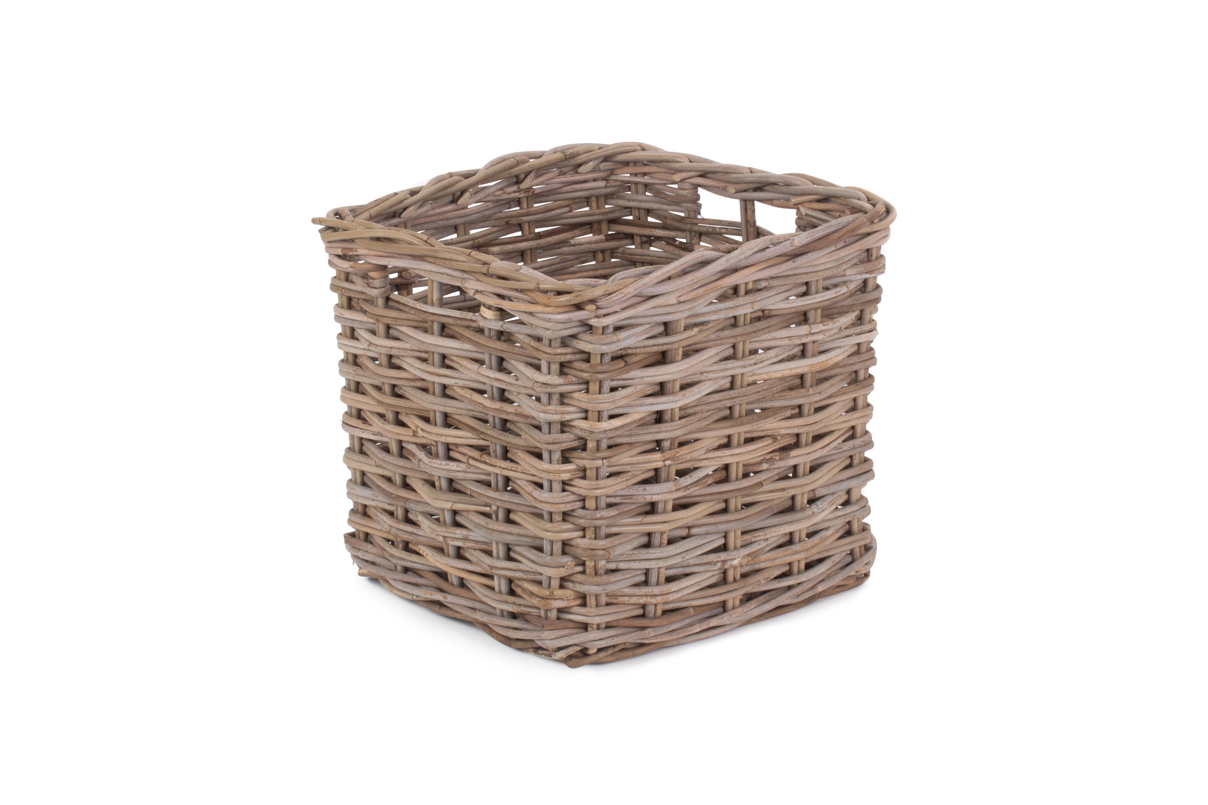 Small Square Rattan Storage Basket
