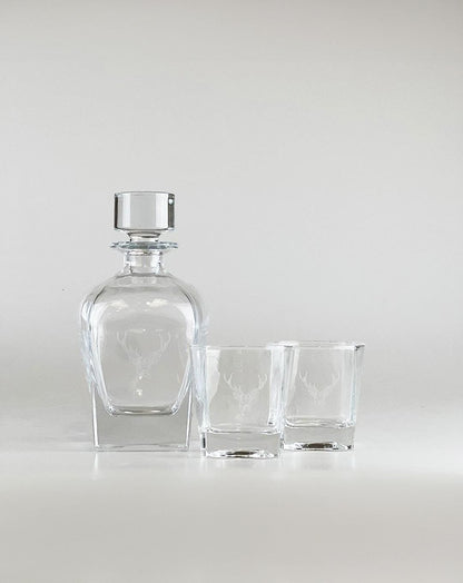 Stag Decanter &amp; Tumbler Set for Whiskey Spirit Lovers