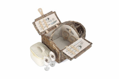 Personalised Boat Picnic Basket for Two