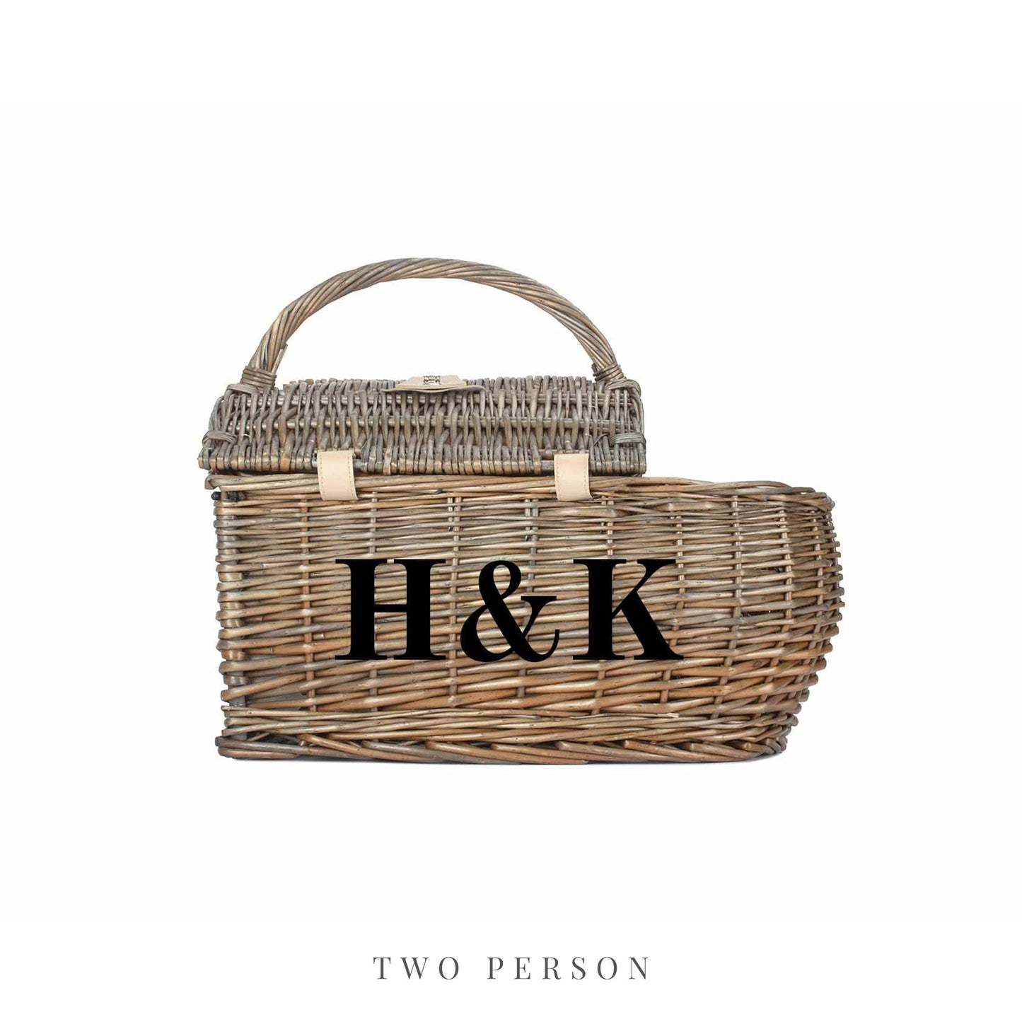 Personalised Boat Picnic Basket for Two