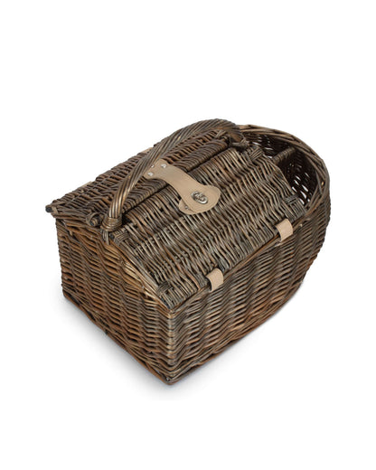 Personalised Boat-Shaped 2-Person Fitted Picnic Basket - Personalised Gifts for Couples