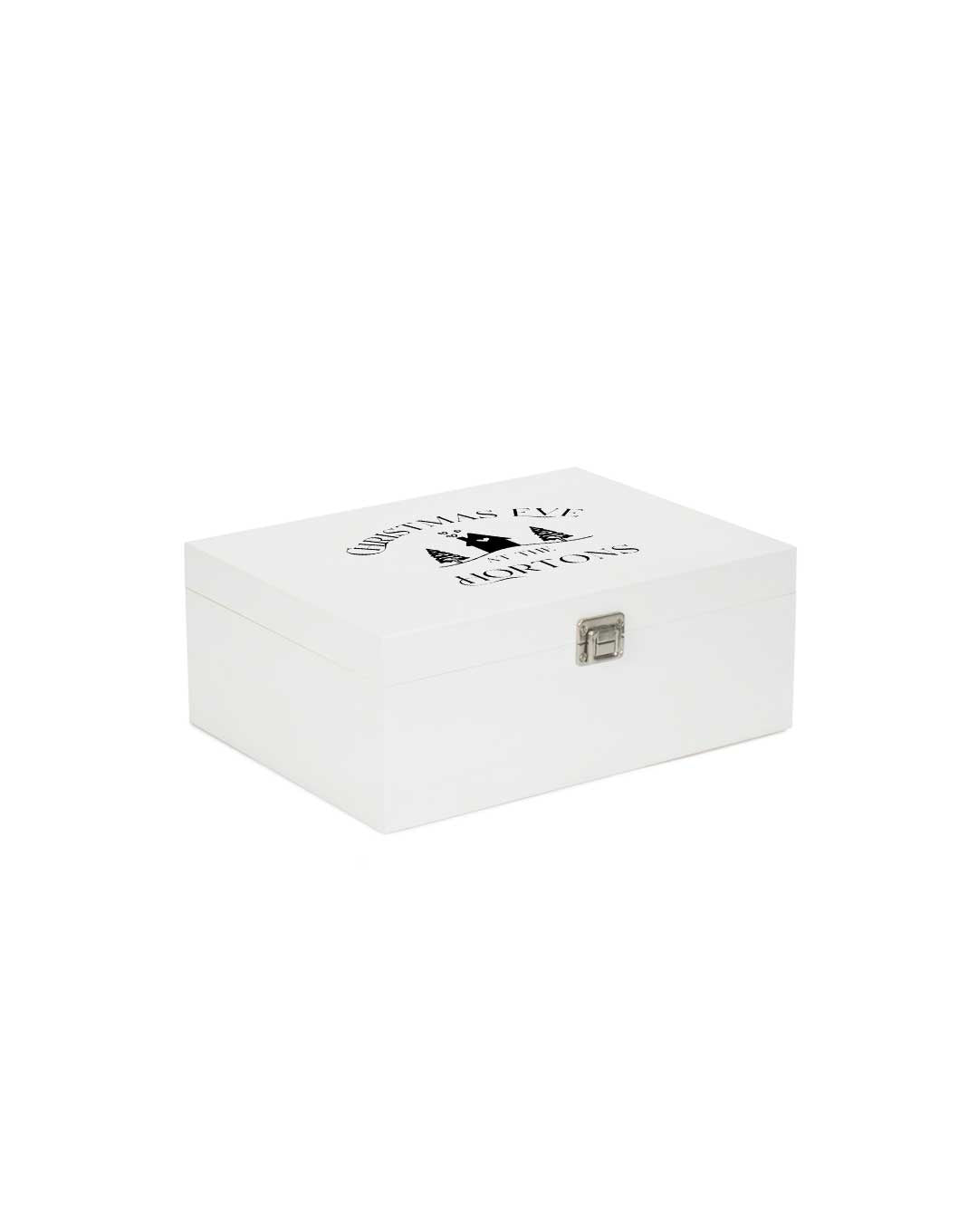 White Wooden Christmas Eve Box