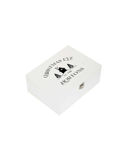 White Wooden Christmas Eve Box