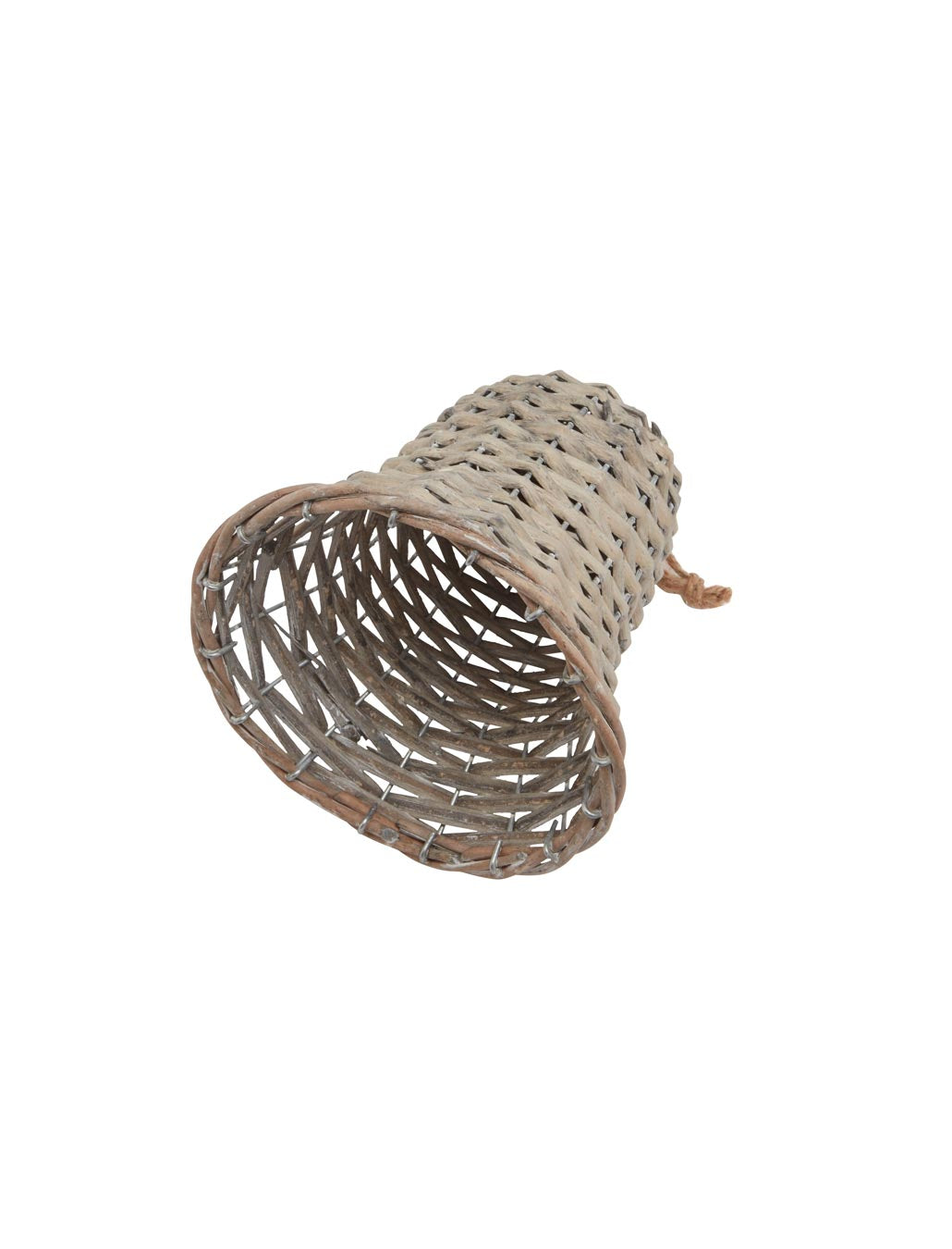 Wicker Bell Christmas Tree Decoration