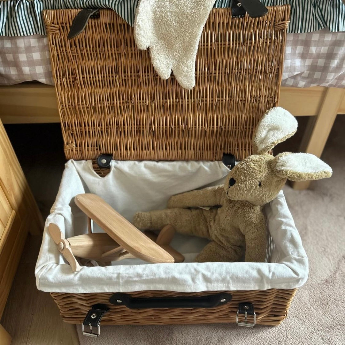 personalised children's toy basket