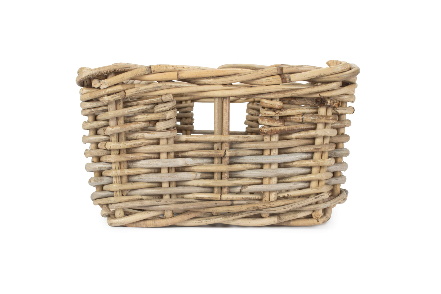 Long Narrow Wicker Storage Basket