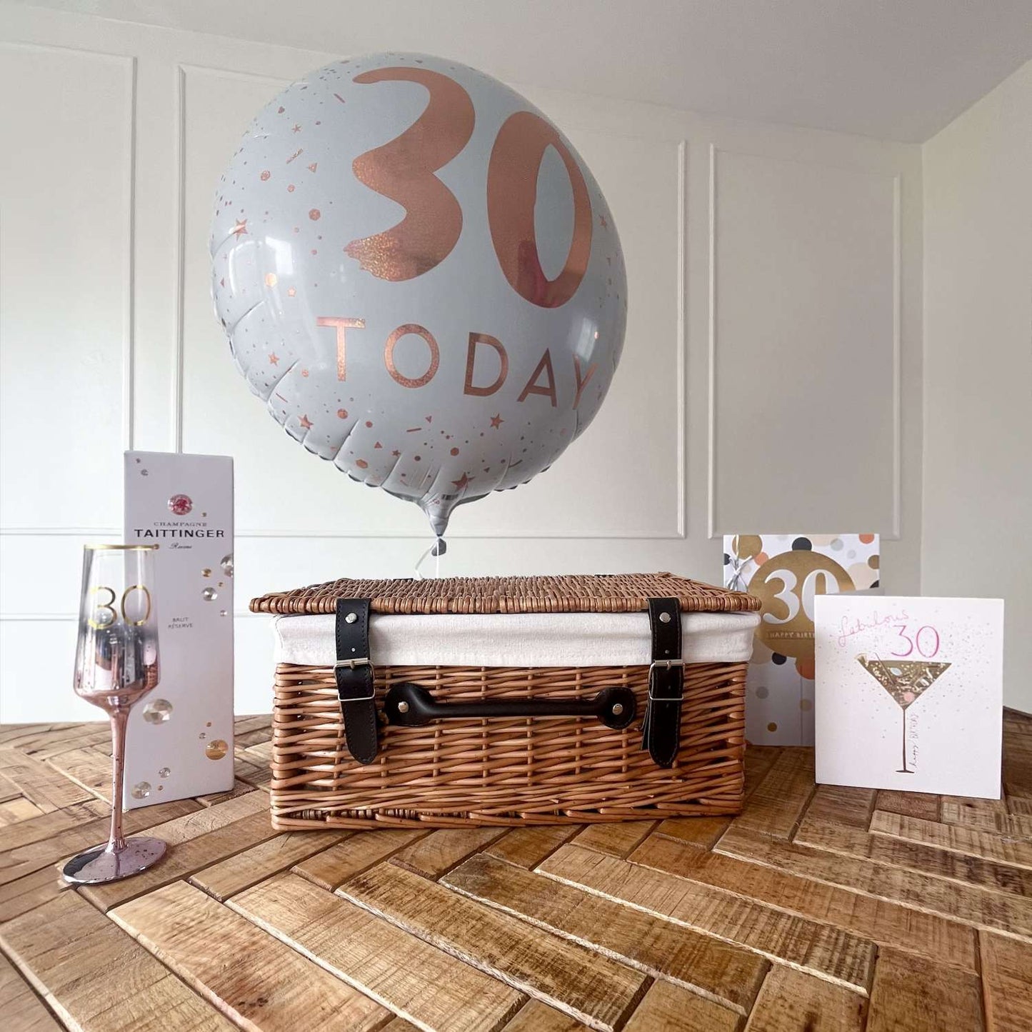 personalised 30th birthday gift hamper basket