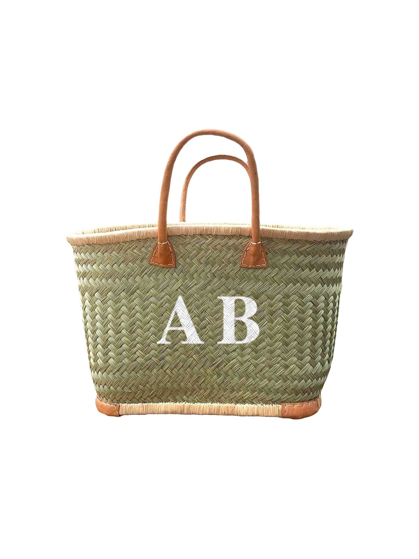 Personalised Moroccan Basket Bag with Drawstring