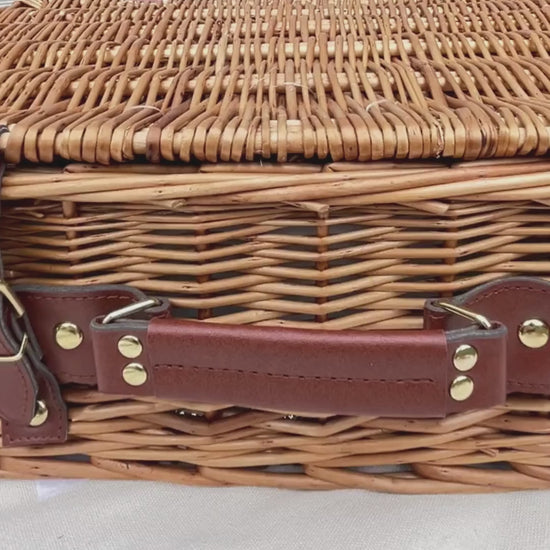 Personalised Classic Picnic Hamper for Two