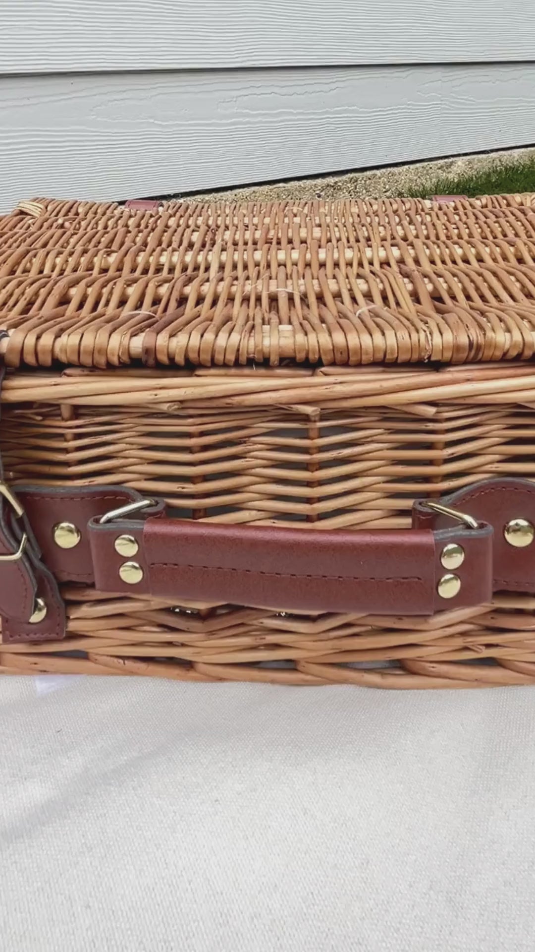 Personalised Classic Picnic Hamper for Two