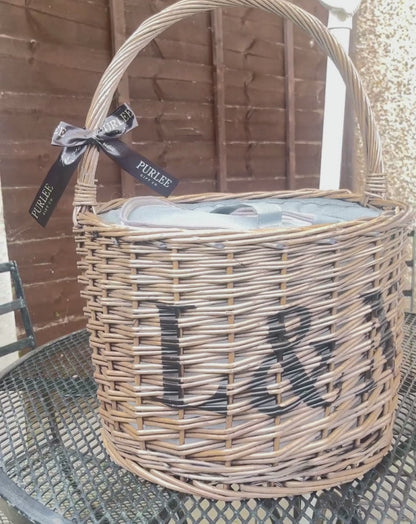 Round Cooler Picnic Basket for Two