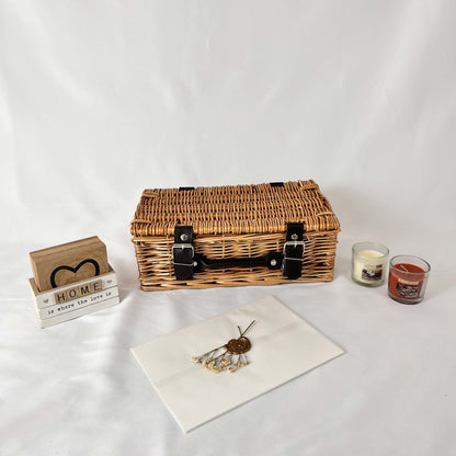 12 inch small wicker hamper