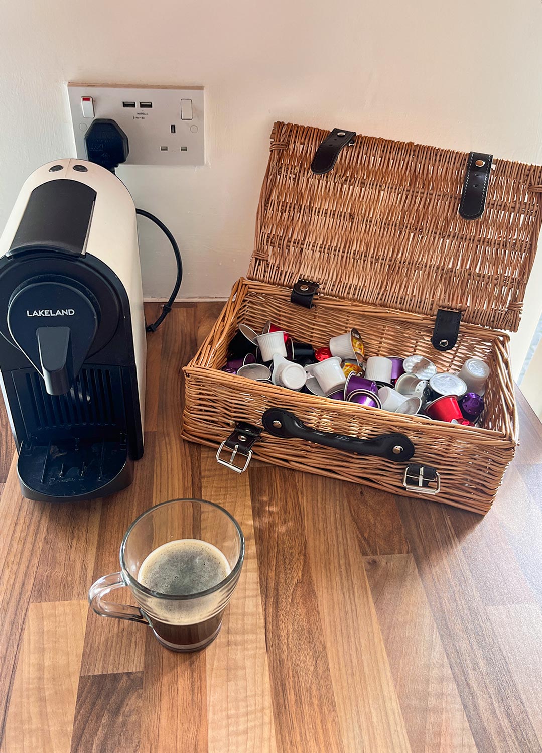 small coffee pod basket - kitchen storage & organisation